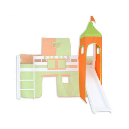 Tower Fabric Set - Color: Green / Orange