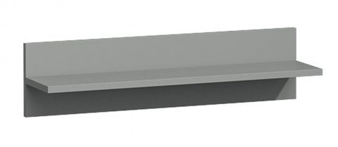Children's room - Suspended rack / Wall shelf Olaf 11, Colour: Anthracite - 20 x 80 x 19 cm (h x w x d)