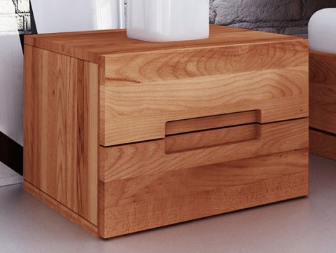 Bedside table Kapiti 11 solid beech heartwood oiled - Measurements: 30 x 40 x 35 cm (h x w x d)