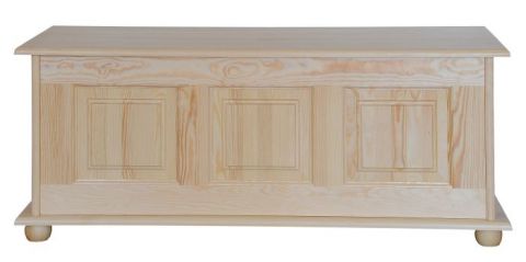 Chest solid, natural pine wood 180 – Dimensions 120 x 50 x 48 cm 