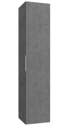 Bathroom - Tall cabinet Ongole 26, Colour: Grey - Measurements: 160 x 35 x 35 cm (H x W x D)