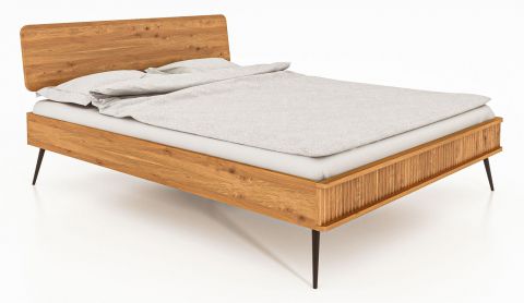 Double bed Rolleston 01 solid beech oiled - Lying area: 160 x 200 cm (w x l)