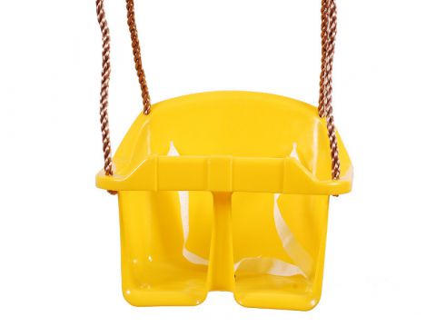 Baby swing 01 incl. rope - Colour: Yellow