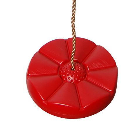 Plate swing 01 incl. rope - Colour: Red