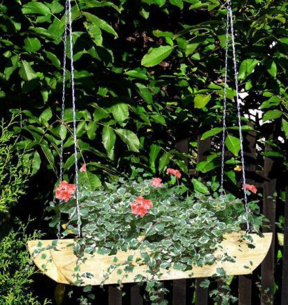 Hanging planter Fruticosus - Dimensions: 90 x 18 x 15 cm (W x D x H)