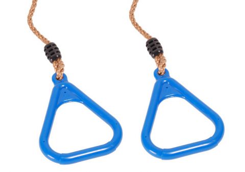 Triangle rope rings incl. rope - Colour: Dark blue