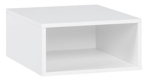 Storage box small Minnea, Colour: White - Measurements: 16 x 32 x 41 cm (H x W x D)