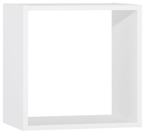 Children's room - Suspended rack / Wall shelf Marincho 97, Colour: White - Measurements: 53 x 53 x 32 cm (h x w x d)