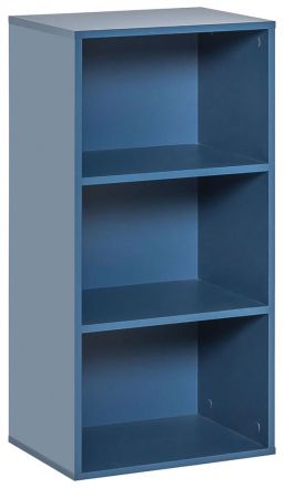 Children's room - Shelf Skalle 01, Colour: Blue - Measurements: 94 x 47 x 35 cm (H x W x D)