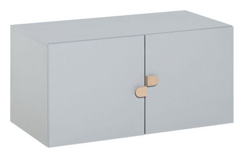Children's room - Chest of drawers Skalle 07, Colour: Grey - Measurements: 47 x 94 x 49 cm (h x w x d)