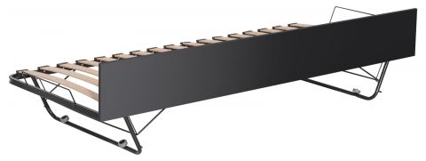 Rollaway bed / Second lying area for youth beds Marincho, Colour: Black - Measurements: 20 x 200 x 87 cm (h x w x d)