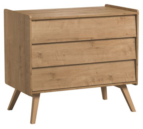 Dresser Jorinde 03, Colour: Oak - Measurements: 90 x 100 x 59 cm (h x w x d)