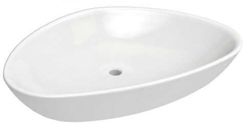 Bathroom - Washbasin Dhule 11, Colour: White - 14 x 59 x 39 cm (H x W x D)