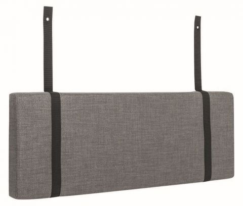 Headboard padding for kid bed Syrina, Colour: Grey - measurements: 30 x 84 x 5 cm (h x w x d)