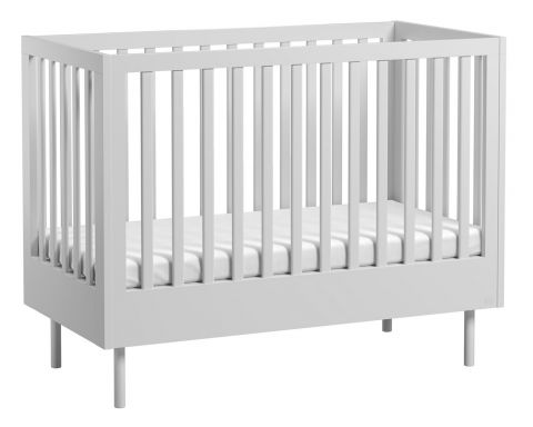 Baby bed / kid bed Airin 01, Colour: White - Lying surface: 60 x 120 cm (W x L)