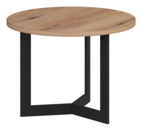 Coffee table Granollers 01, Colour: Oak Artisan - Measurements: 50 x 50 x 37 cm (W x D x H)