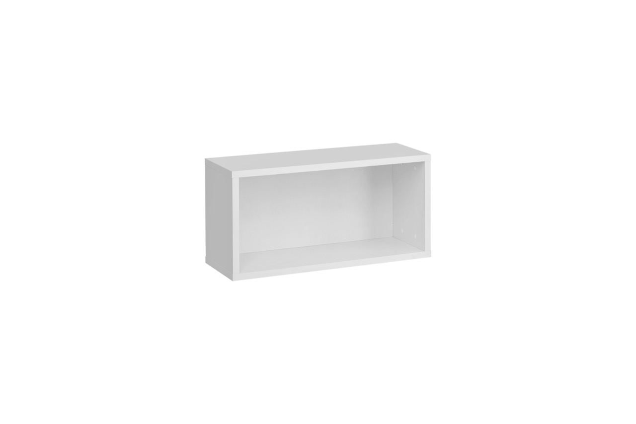 Wall shelf Trengereid 03, color: white - Dimensions: 35 x 70 x 25 cm (H x W x D)