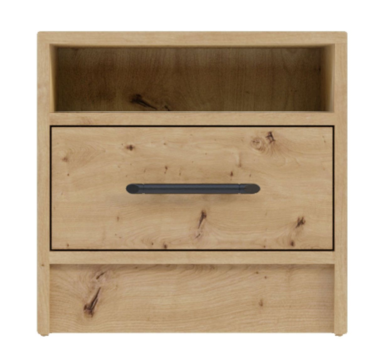 Hannut 34 bedside cabinet, color: Artisan oak - Dimensions: 40 x 40 x 35 cm (H x W x D)