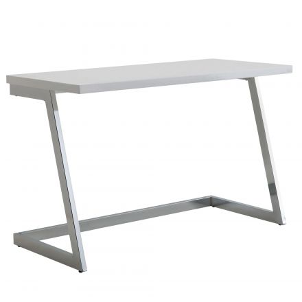 Desk, color: white - Dimensions: 76 x 120 x 55 cm (H x W x D)