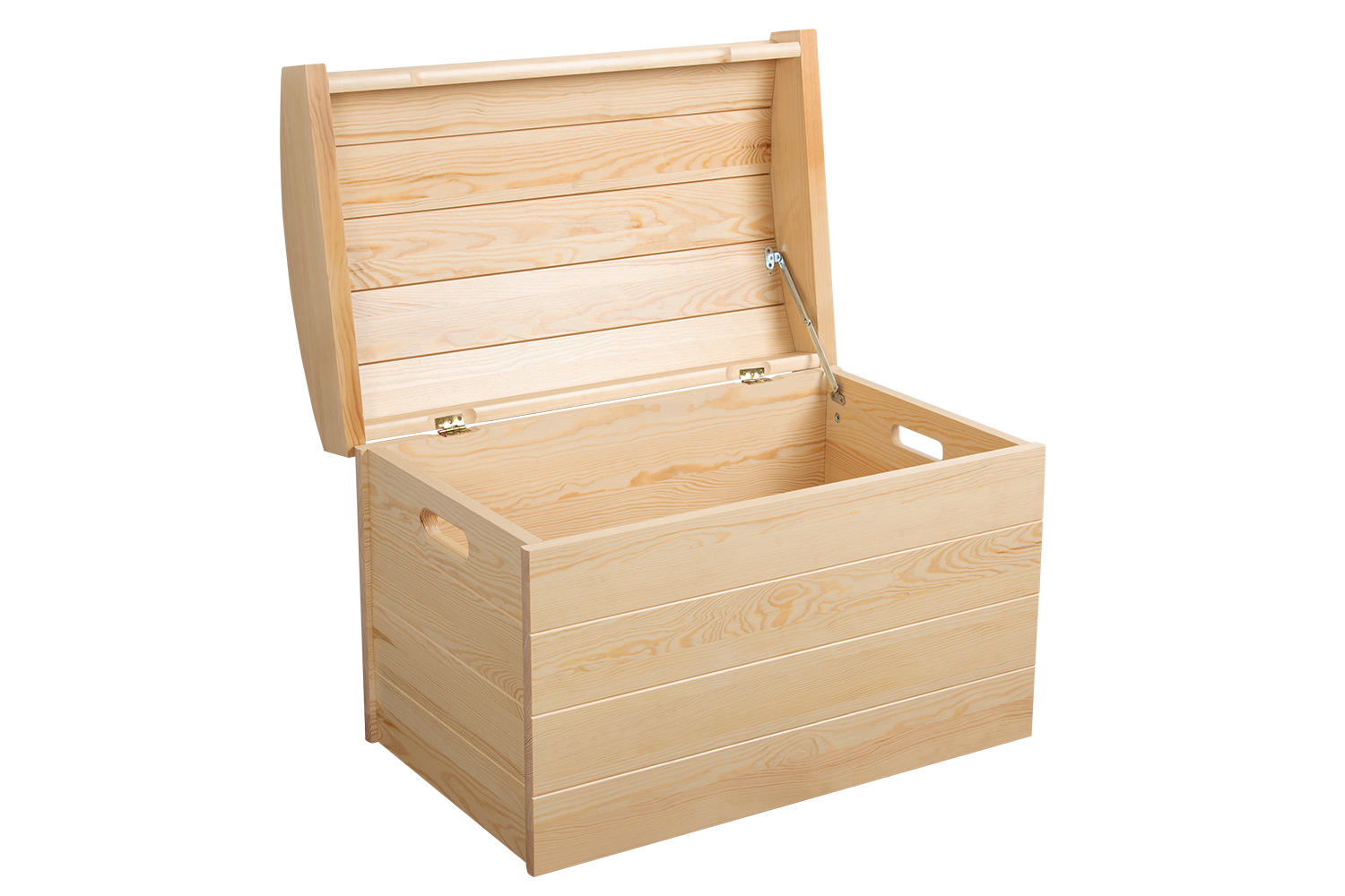 Chest solid, natural pine wood 183 – Dimensions 77 x 54 x 50 cm