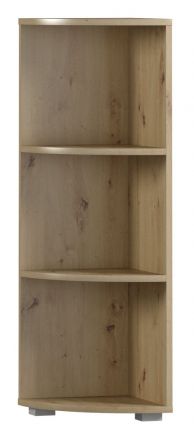 Corner shelf Curug 03, Colour: Oak - Measurements: 113 x 34 x 34 cm (H x W x D)