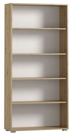Shelf Curug 17, Colour: Oak - Measurements: 188 x 90 x 34 cm (H x W x D)