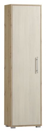 Cabinet Curug 15, Colour: Oak / Light beech - Measurements: 188 x 50 x 34 cm (H x W x D)