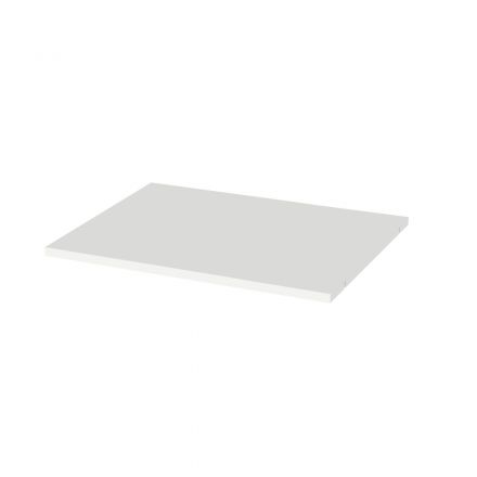 Shelf for hinged door wardrobe / Wardrobe Lena 03, Colour: White - Measurements: 81 x 52 cm (W x D)