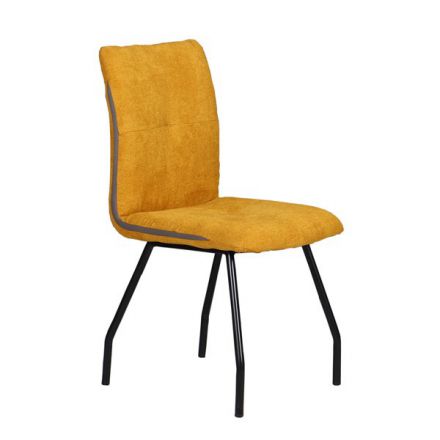 Maridi 05 chair, colour: yellow - Measurements: 91 x 46 x 55 cm (H x W x D)