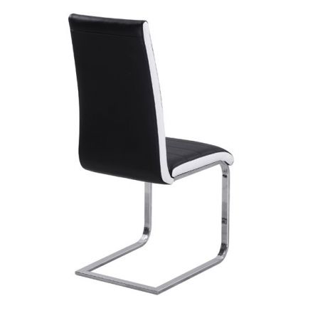 Maridi 29 Chair, Colour: Black / White - Measurements: 105 x 43 x 45 cm (H x W x D)