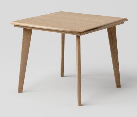 Coffee table solid Oak Natural Aurornis 75 - Measurements: 60 x 60 x 50 cm (W x D x H)