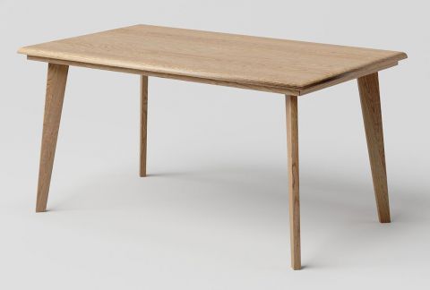 Coffee table solid Oak Natural Aurornis 77 - Measurements: 100 x 60 x 50 cm (W x D x H)