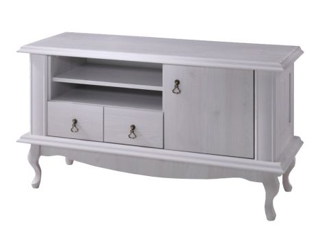TV base cabinet Bignona 15, Colour: Pine White - 60 x 110 x 47 cm (H x W x D)