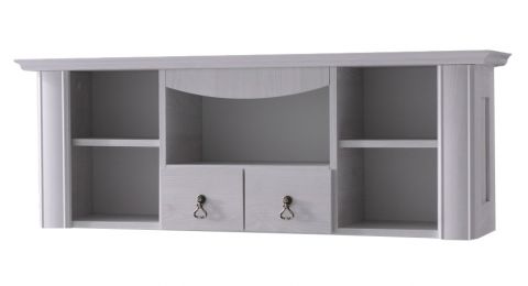 Wall cabinet Bignona 17, Colour: Pine White - 40 x 110 x 32 cm (H x W x D)