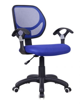 Swivel Chair Tamest 05, Colour: Blue - Measurements: 87 - 97 x 57 x 55 cm (H x W x D)
