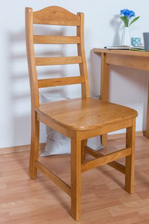 Chair solid pine wood Color: Alder Junco 245 - Dimensions : 100 x 44.50 x 43.50 cm (H x W x D)