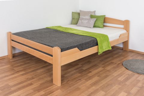 Guest Bed 'Easy Premium Line ® K4/1, 140 x 200 cm Beech solid wood Natural