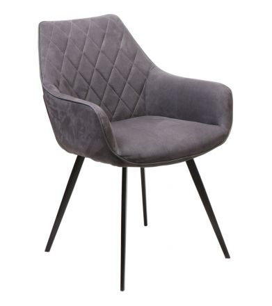 Chair Maridi 164, Colour: Grey - 86 x 61 x 60 cm (H x W x D)