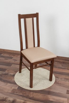 Chair Sentis 23, Colour: Dark Brown / Beige Upholstery - 100 x 42 x 41 cm (H x W x D)