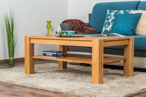 Coffee table Wooden Nature 422 Solid Beech - 105 x 65 x 45 cm (W x D x H)