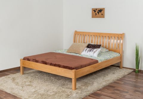 Double bed/Guest bed Wooden Nature 142 Beech Solid Nature - 160 x 200 cm (W x L)