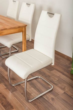 Chair Maridi 38, Colour: White - Dimension: 97 x 42 x 60 cm (H x W x L)