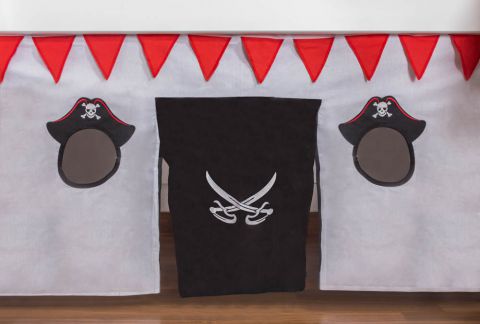 Motif - Curtain fabric set - Colour: Pirate design