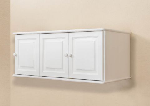 Wall cabinet solid, natural pine wood  024- Dimensions 50 x 120 x 60 cm (H x B x T)