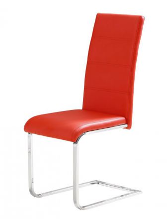 Chair Maridi 63, Colour: Red - Measurements: 103 x 42 x 53 cm (H x W x D)