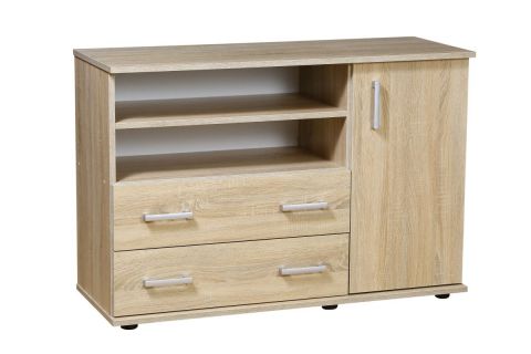 Chest of drawers Tandil 07, Colour: Oak Sonoma - 82 x 120 x 45 cm (h x w x d)
