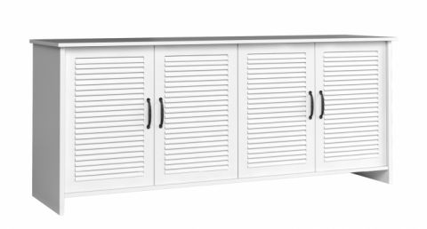 Dresser Badus 05, Colour: White - 82 x 169 x 44 cm (H x W x D)