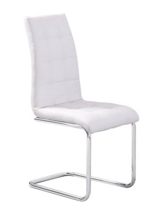 Chair Maridi 102, Colour: White - Dimension: 98 x 43 x 56 cm (H x W x L)
