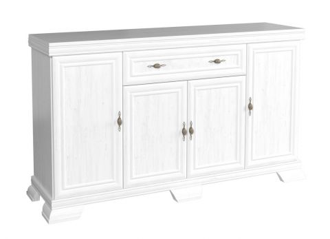 Chest of drawers Sentis 05, Colour: Pine White - 97 x 168 x 46 cm (h x w x d)