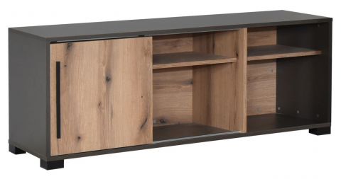 Chest of drawers Burgos 11, Colour: Oak / Grey - Measurements: 57 x 146 x 45 cm (H x W x D)